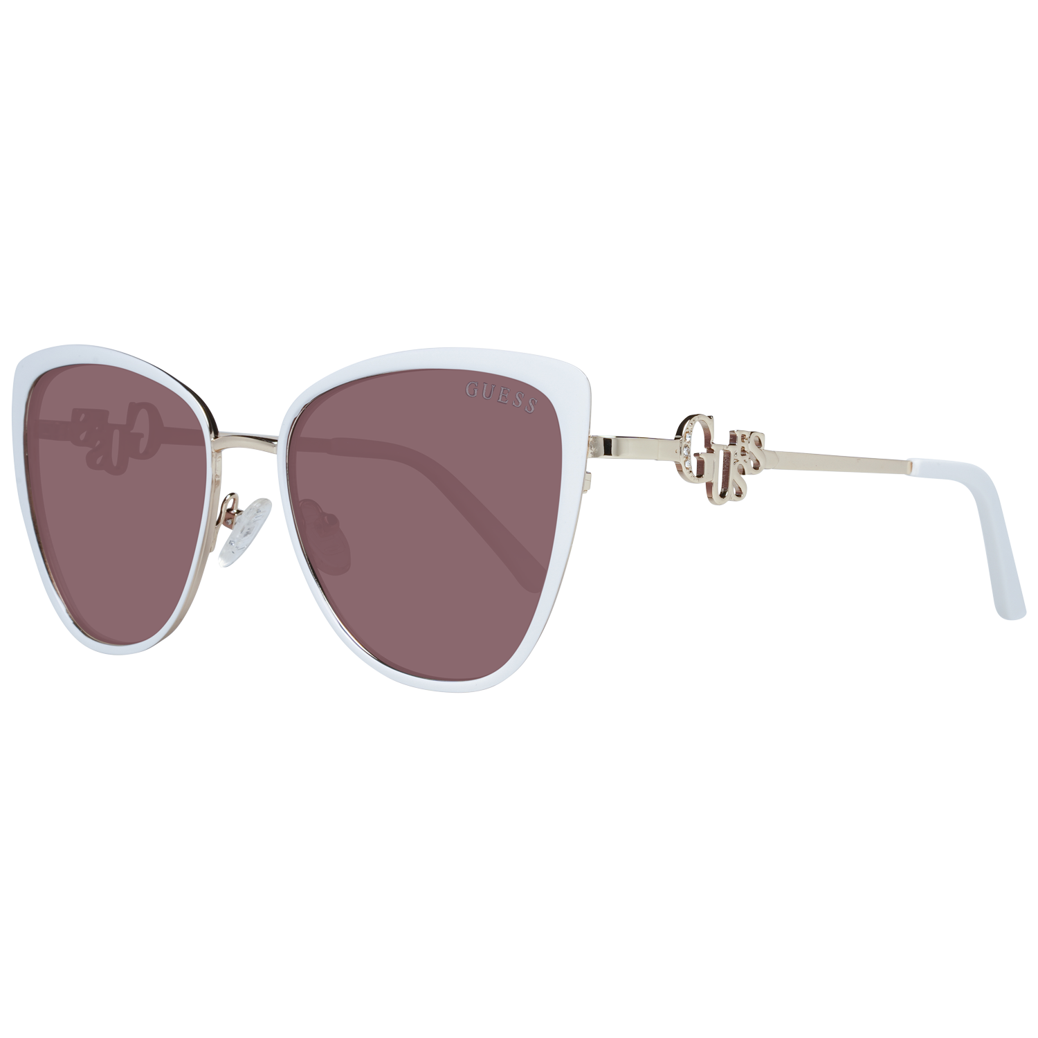

Белые женские солнцезащитные очки GUESS
