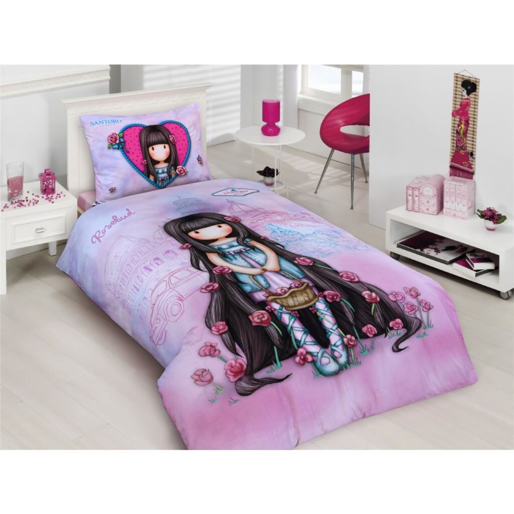 

Santoro London - постельное белье 140х200см + 70х90см - Gorjuss - Rosebud