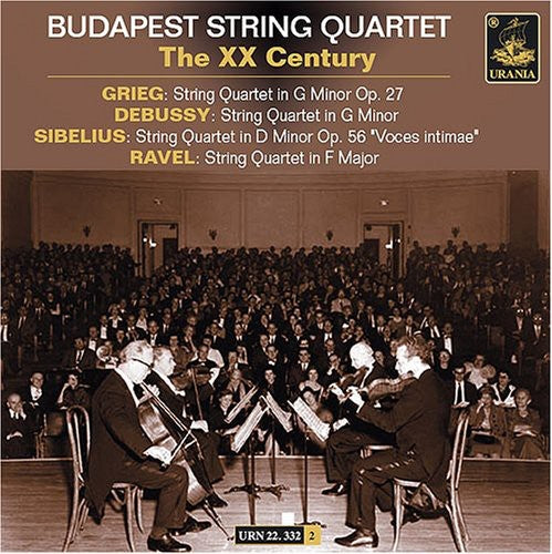 

CD диск Grieg / Debussy / Sibelius / Budapest String: XX Century Repertoire