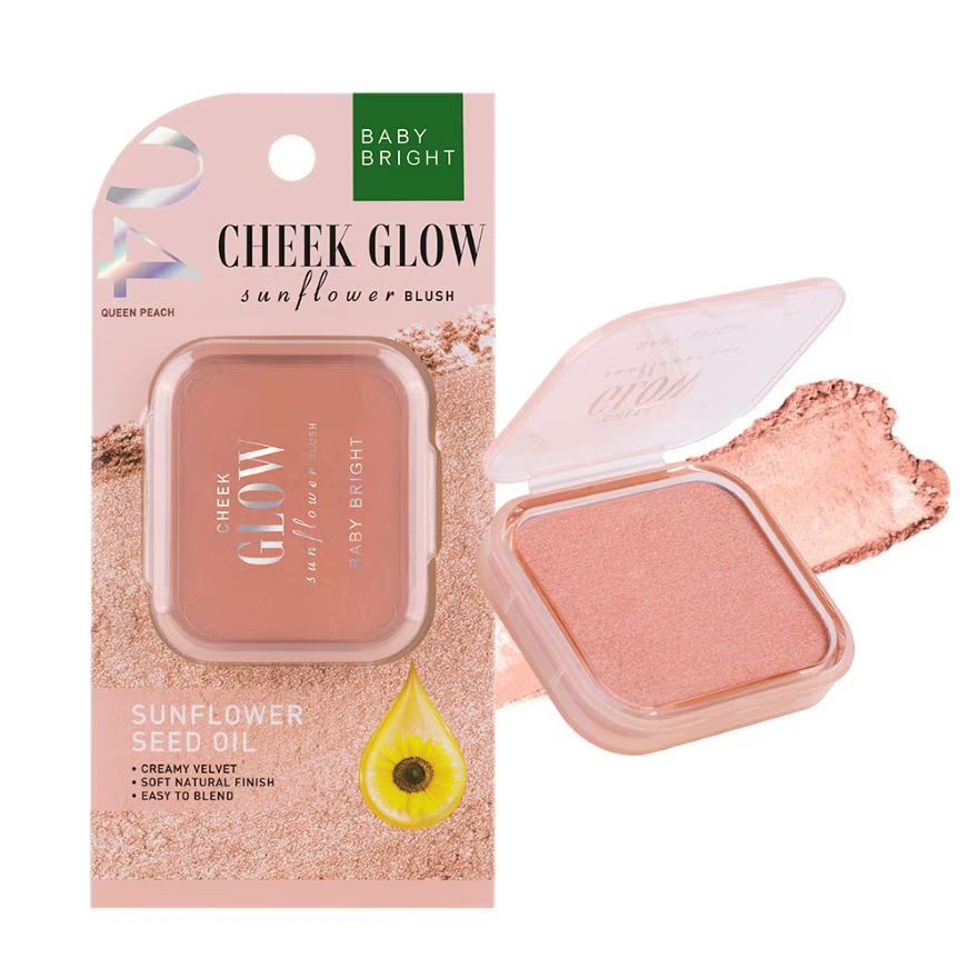 

Baby Bright Румяна Cheek Glow Sunflower 5,2 г 04 Queen Peach, Queen Peach