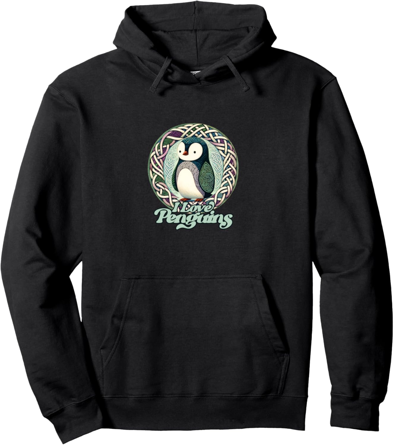 

Я люблю пингвинов. Милые пингвины. Иллюстрации пингвинов. Толстовка Retro Penguin Lovers Art Snugg, черный