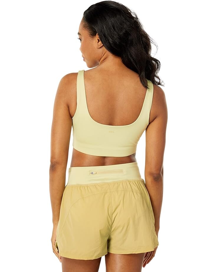 

Бюстгальтер Madewell MWL Flex Square-Neck Sports Bra, цвет Faded Seagrass