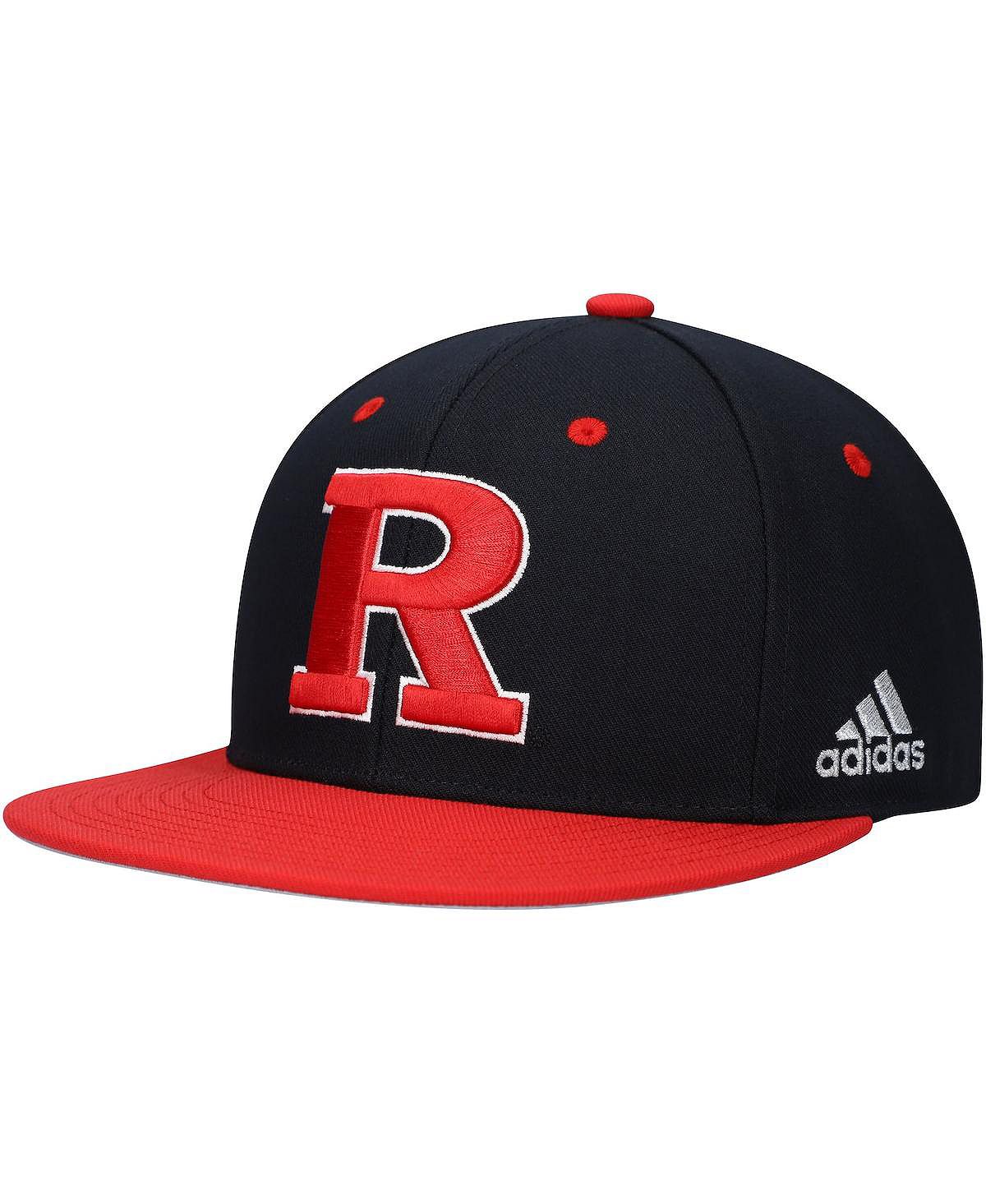 

Мужская черная бейсбольная кепка Rutgers Scarlet Knights On-Field adidas