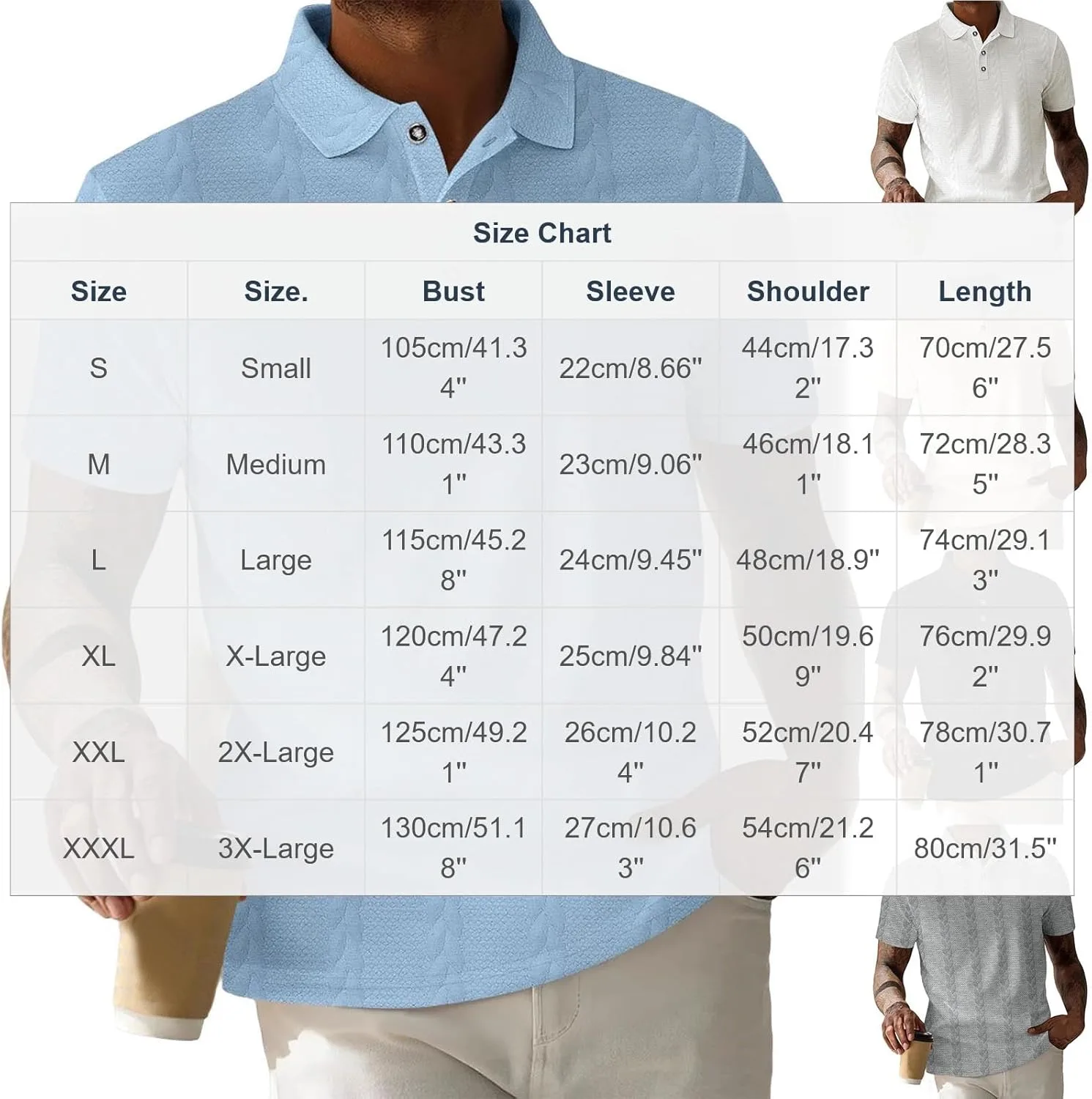 Мужская футболка с фактурной вязкой, летняя, casual, regular fit — фото 3