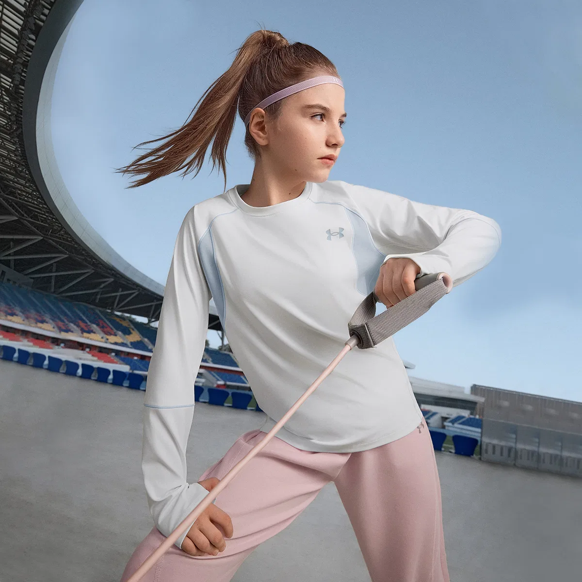 Футболка для детей Under Armour White — фото 4