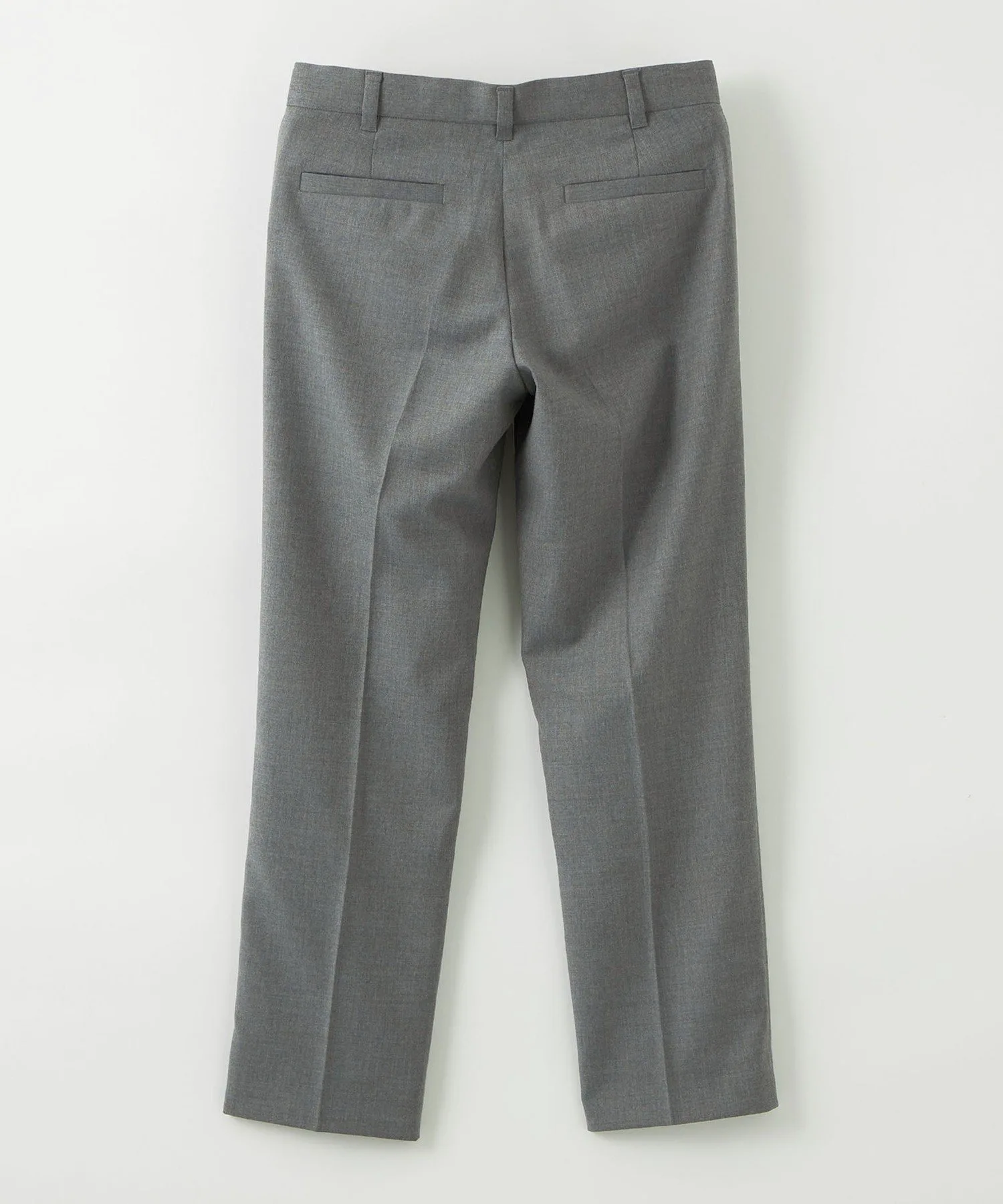 Однотонные брюки TRW полной длины / Детские 140-160 см United Arrows Green Label Relaxing, MD.GRAY — фото 2