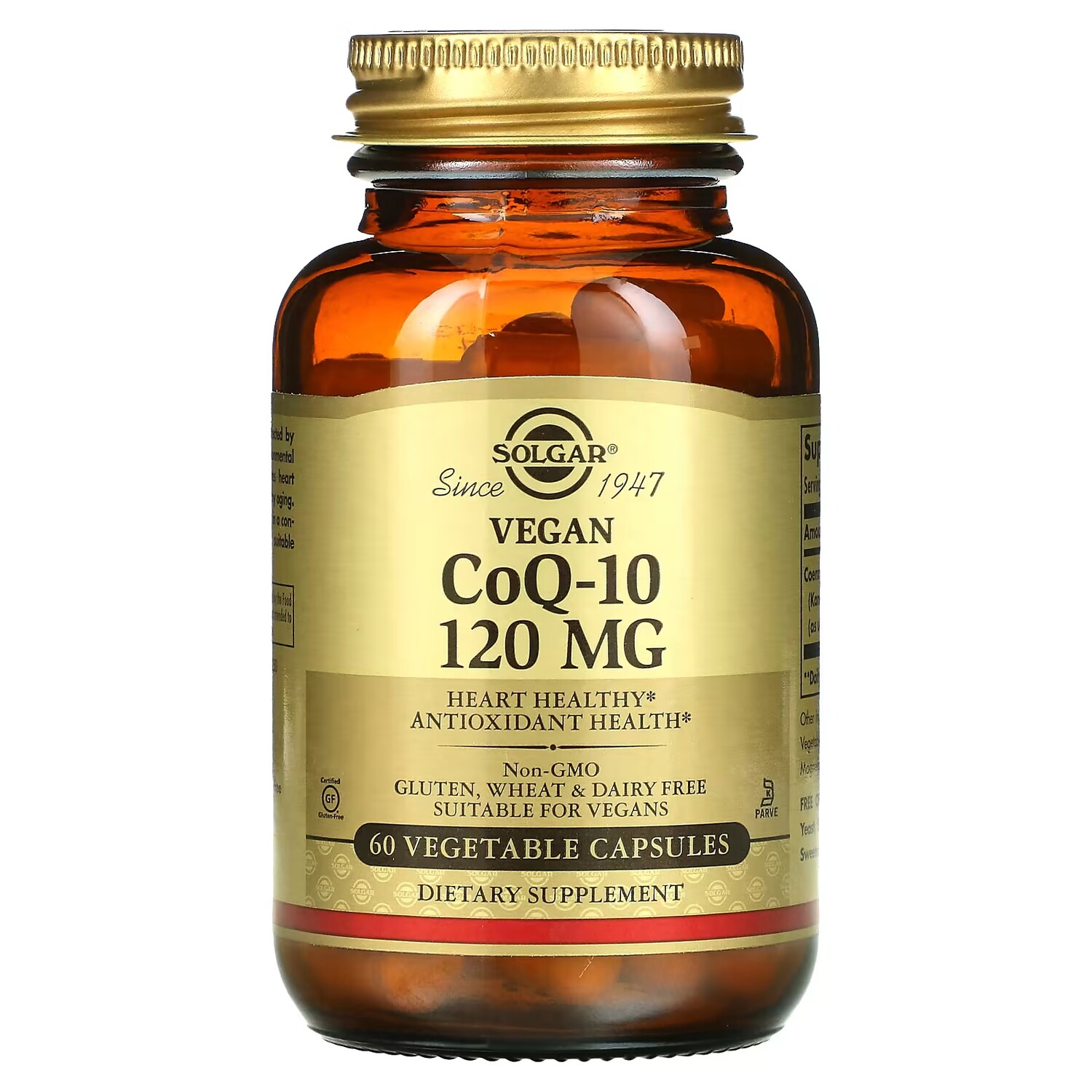 

Добавка Solgar Vegan CoQ-10 без глютена, 120 мг