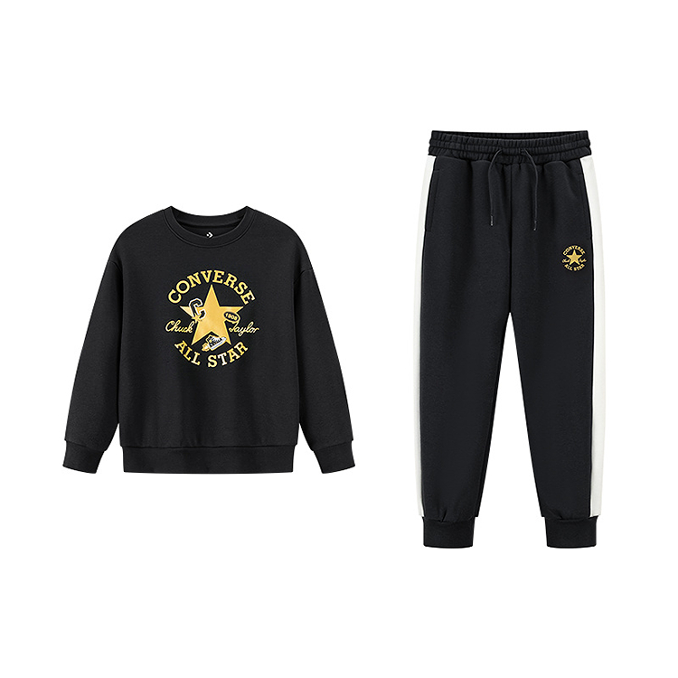 

Детский спортивный комплект Casual Sportswear 2 Piece Set Converse, черный