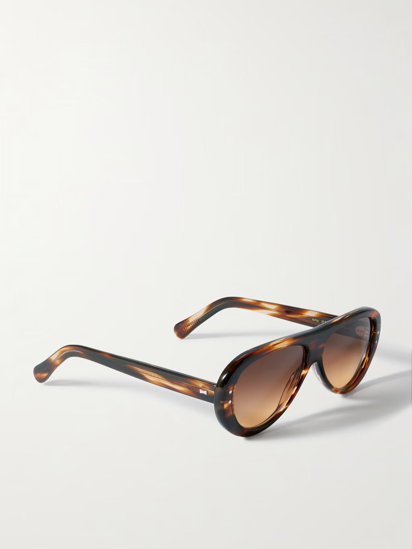 

Солнцезащитные очки Cubitts Ischia Aviator в оправе из ацетата MR P., коричневый