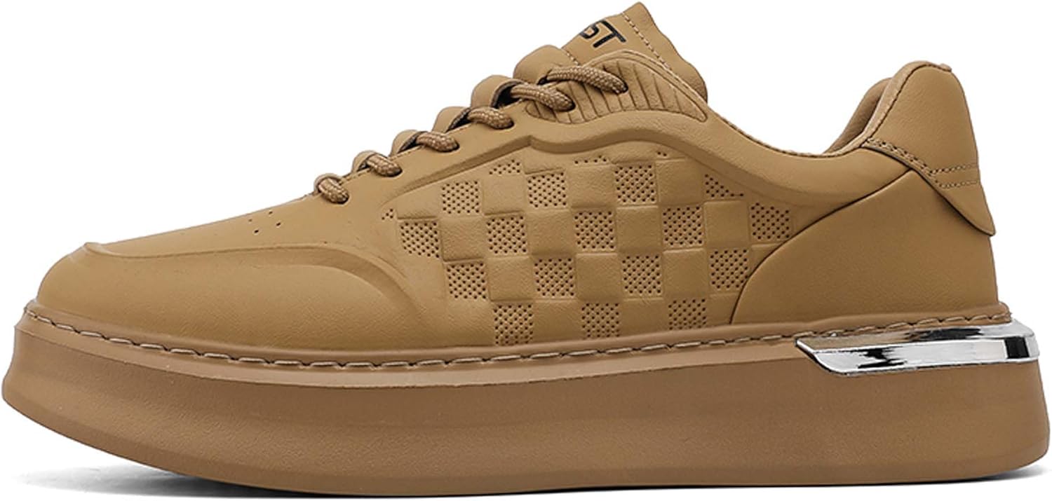 

Повседневные кроссовки из микрофибры с резиновой подошвой, модные кроссовки для серфинга, спортивные кроссовки в стиле ретро, простые классические повседневные мужские кроссовки Generic, коричневый