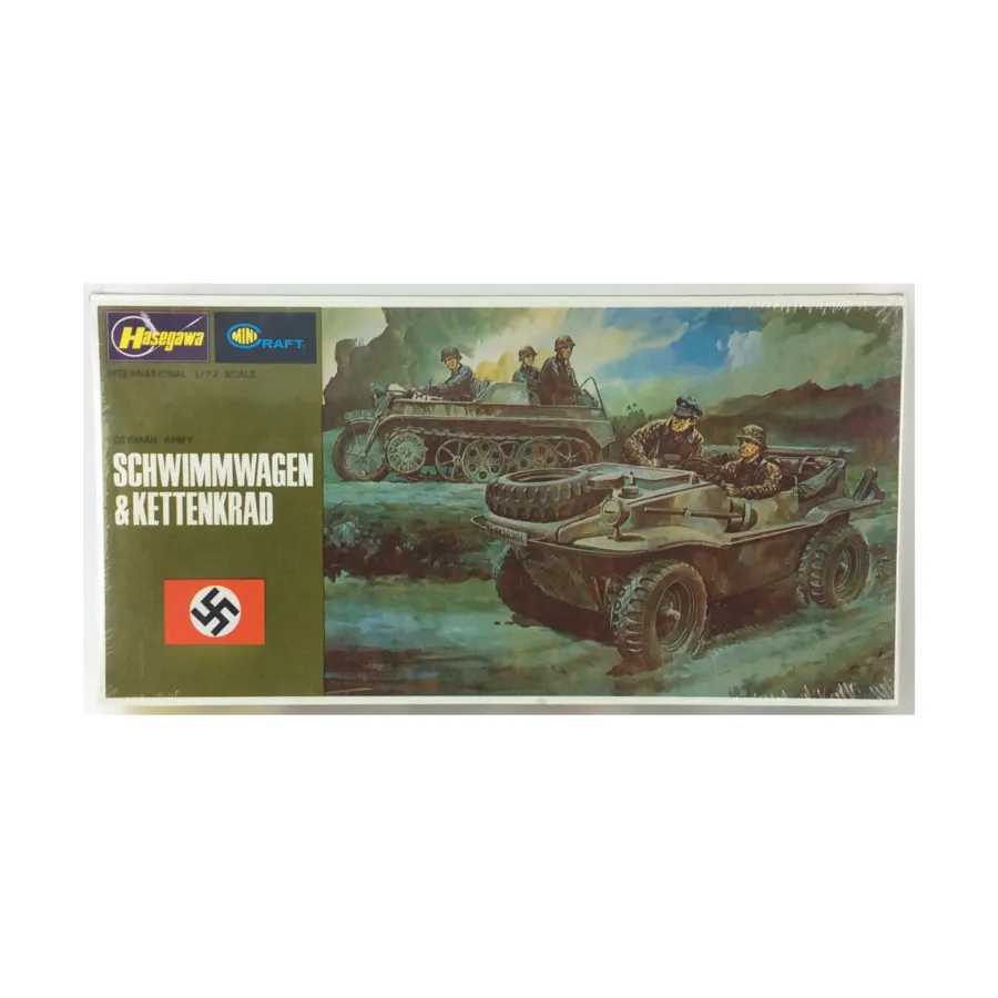 

Швиммваген и Кеттенкрад, WWII Vehicle Miniatures (1:72) (Hasegawa)