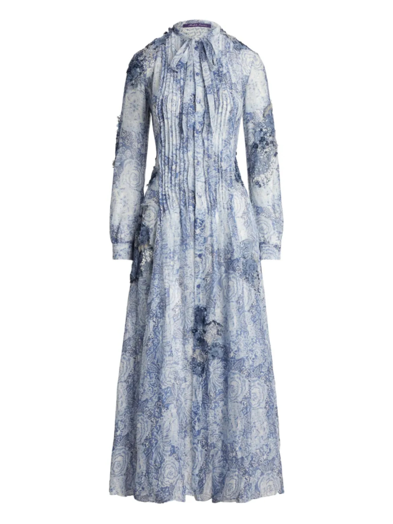 

Платье макси Hannes Ralph Lauren Collection, синий