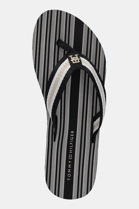 Шлепки IM TH PRINT BEACH SANDAL Tommy Hilfiger, черный — фото 4