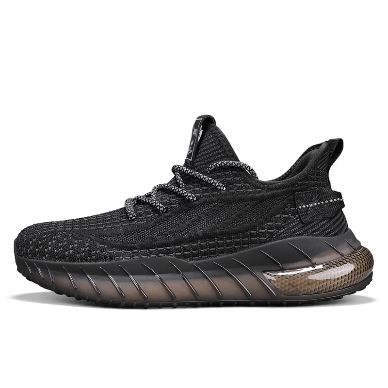 

Jeep Мужские повседневные кроссовки низкие с амортизацией, износостойкие, легкие, дышащие черные, цвет Black (Breathable)