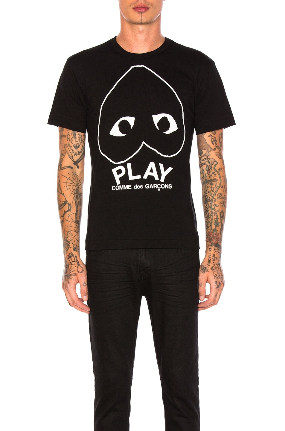 

Футболка Comme des Garçons Emblem Cotton, черный