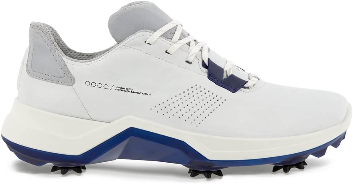 Мужские ботинки ECCO Biom G5 Gore-Tex водонепроницаемые, белый/синий — фото 4