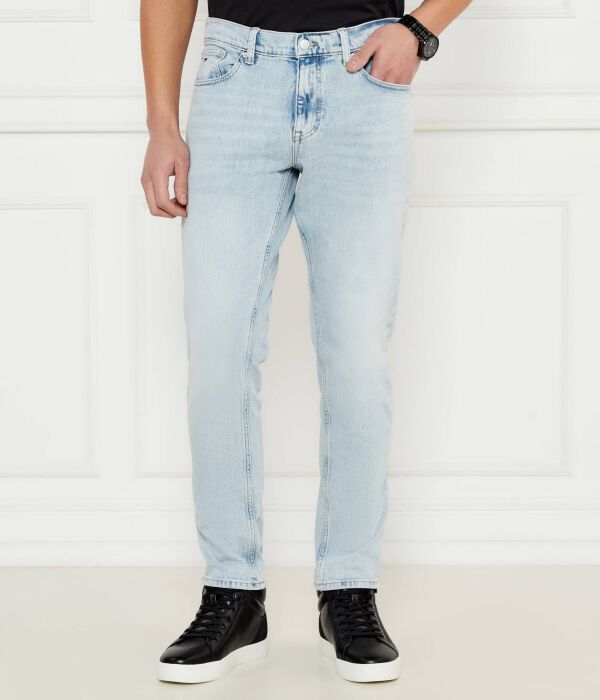 

Джинсы из хлопка Tapered fit Tommy Jeans, синий