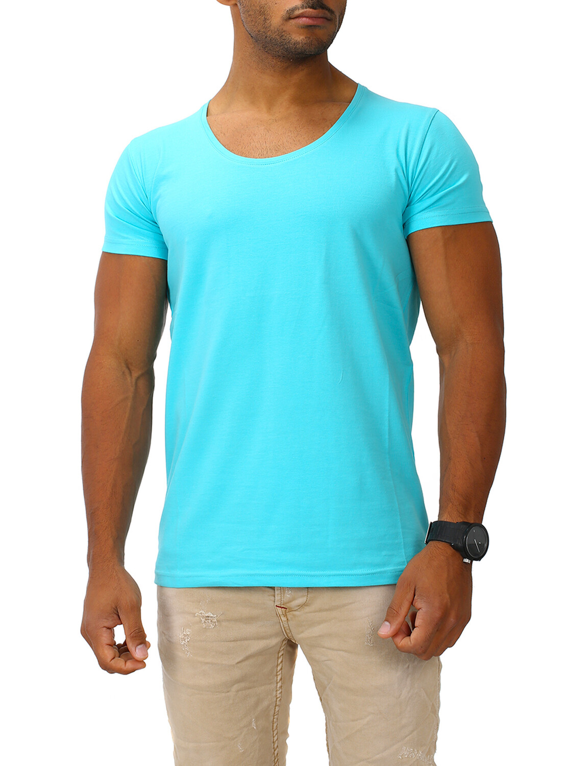 

Футболка Joe Franks Joe Franks Joe Franks Herren Basic s Round DEEP, цвет turquoise