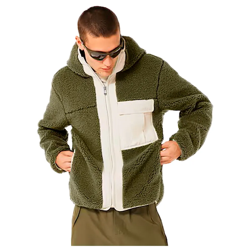 

Флис Oakley Snowdrift sherpa full zip, зеленый