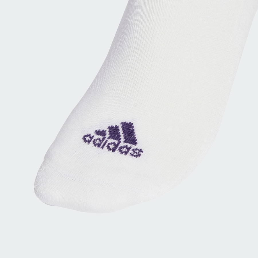 Спортивные носки ADIDAS PERFORMANCE 3-Stripes Cushioned Sportswear Low-Cut 3 Pairs, Purple/Orchid/White — фото 3
