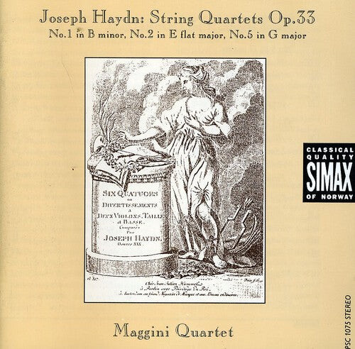

CD диск Haydn / Maggini Quartet: String Quartets 1 2 & 5