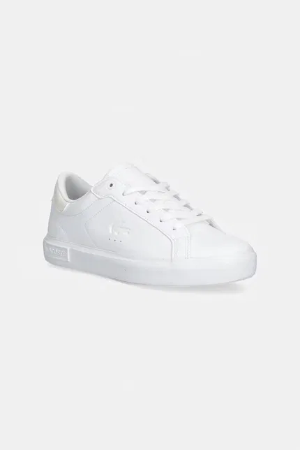 Кроссовки детские белые Lacoste