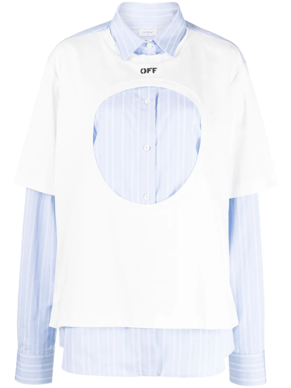 

Многослойная рубашка Meteor OFF-WHITE, синий