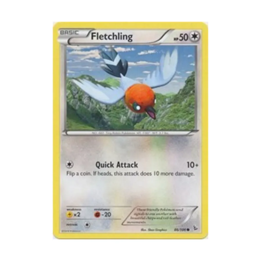 

CCG Флетчлинг (C) #86, Pokemon - XY - Flashfire - Singles