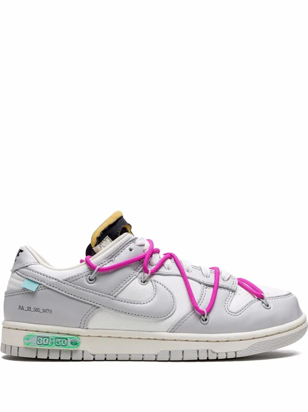 

Кроссовки Dunk Low из коллаборации с Off-White Nike X Off-White, серый