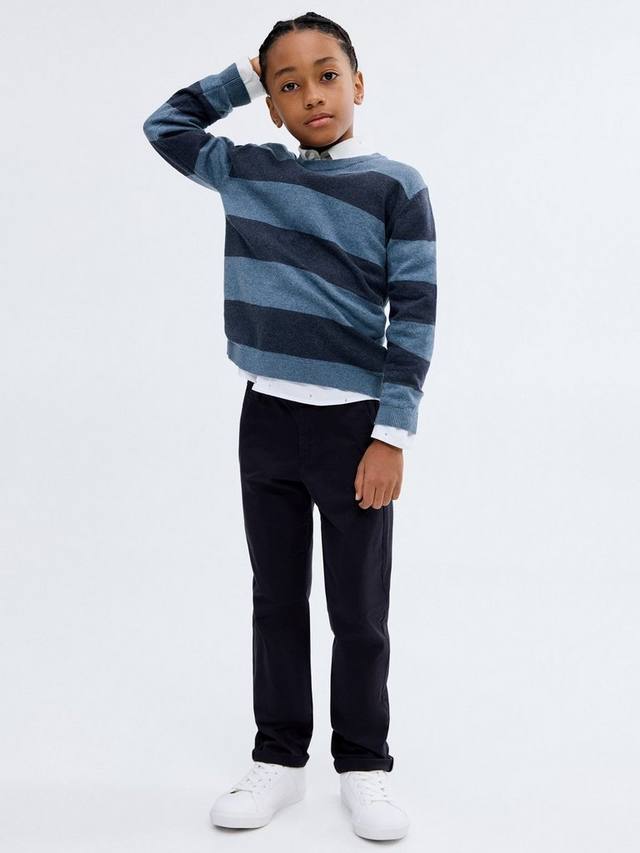 

Детские хлопковые брюки Piccolo Chinos Mango, Navy