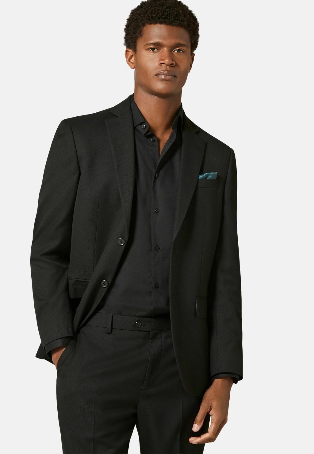 

Пиджак-блейзер TEXTURED REGULAR FIT Next, черный