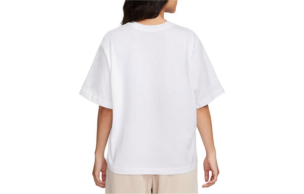 Футболка (WMNS) Nike Sportswear Boxy T-Shirt 'White', белый — фото 2