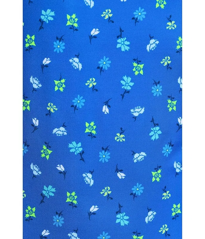 Купальник танкини с принтом Nike Kids Crafted Blooms Spiderback, Blue Crystal — фото 3