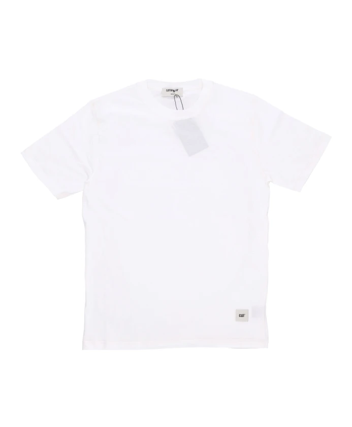 

Классическая хлопковая футболка с круглым вырезом Cat, белый
