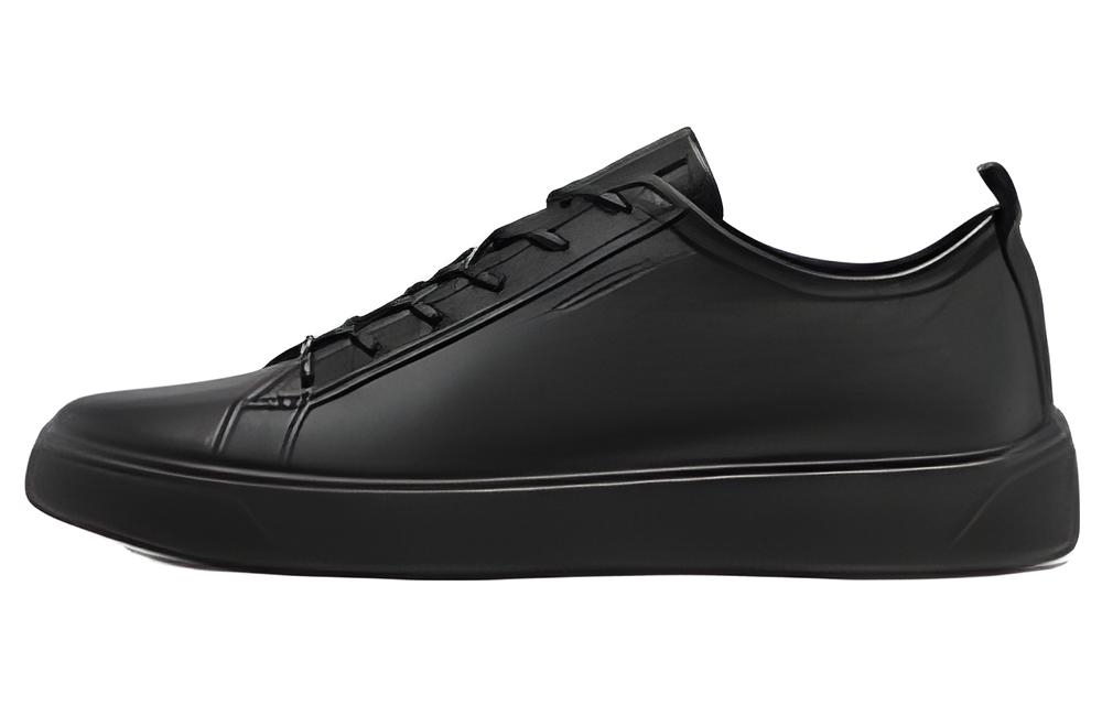 

Кеды Ecco Skateboard Shoes Men Low-Top Black