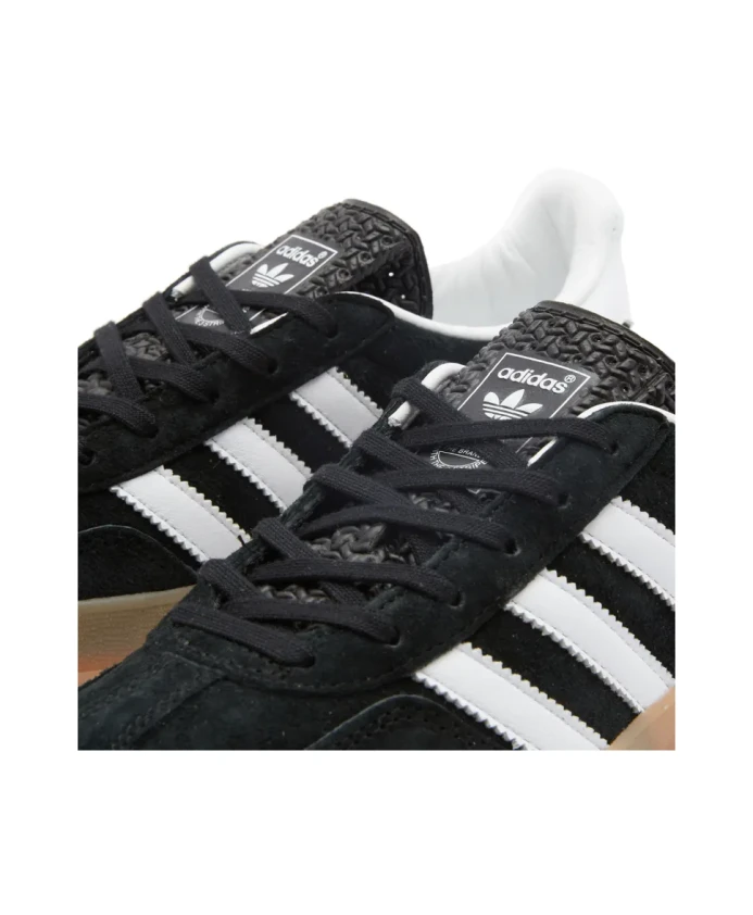 Ретро кроссовки Gazelle для дома Adidas Originals, черный — фото 3