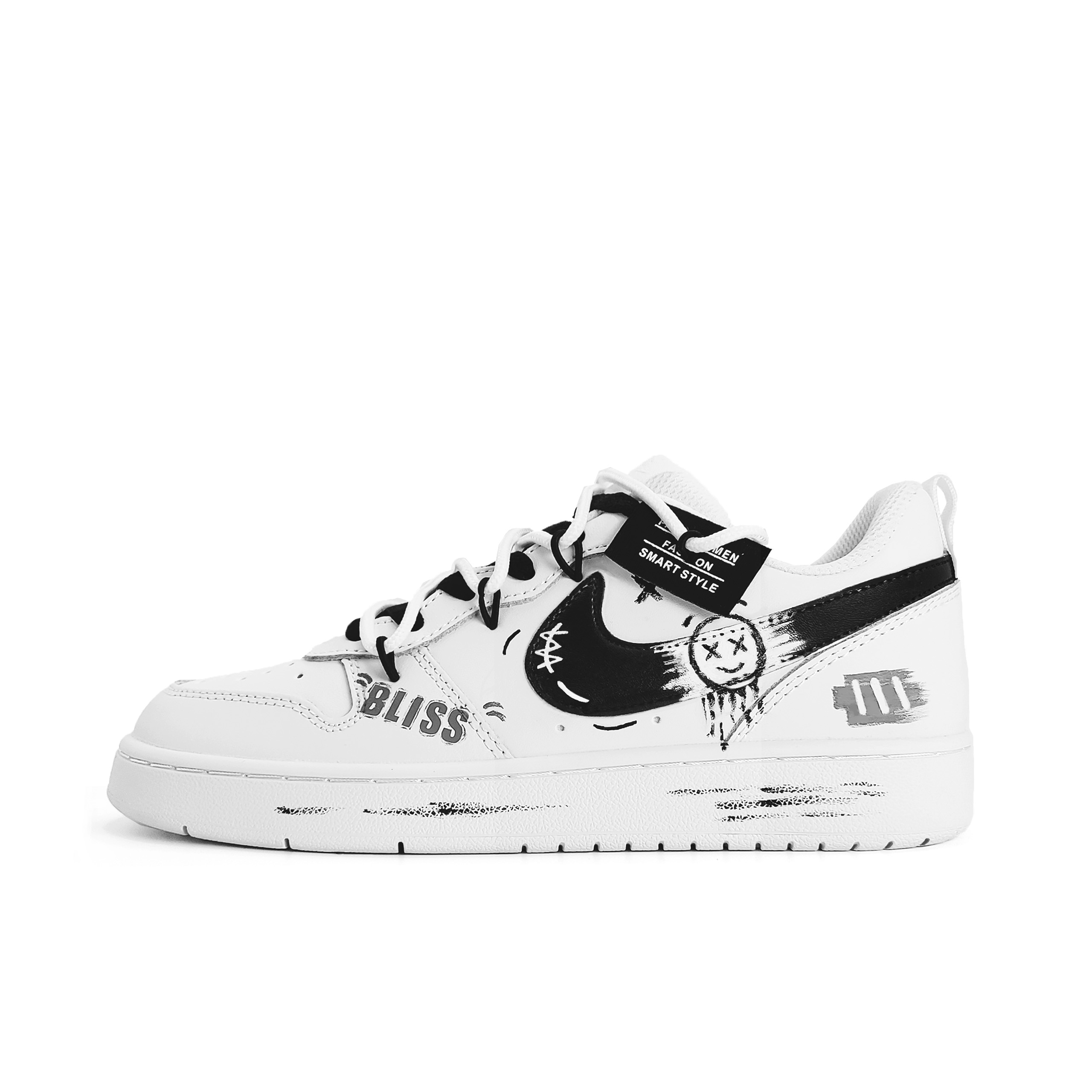 

Детские кроссовки для скейтбординга Court Borough Low 2 с противоскользящим покрытием и износостойкими подошвами для подростков Nike, белый