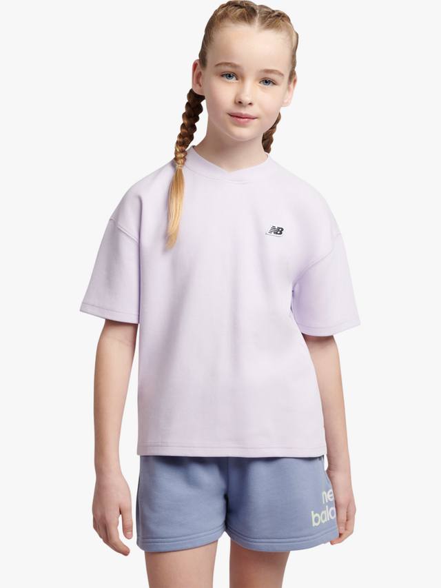 

Детская футболка T23 Cross New Balance, Bright Lavender, Розовый, Детская футболка T23 Cross New Balance, Bright Lavender