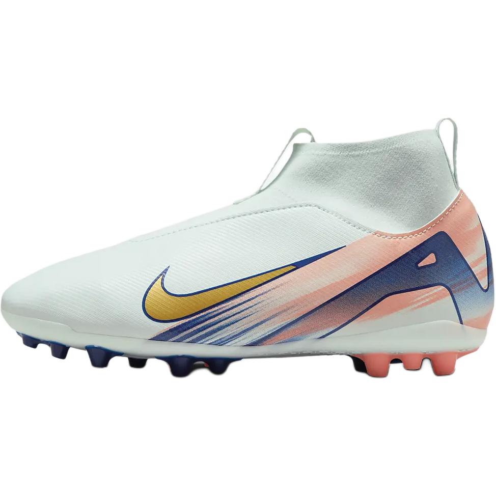 

Nike Детские футбольные бутсы Anti-Kick с амортизацией, среднего размера, белые, красные