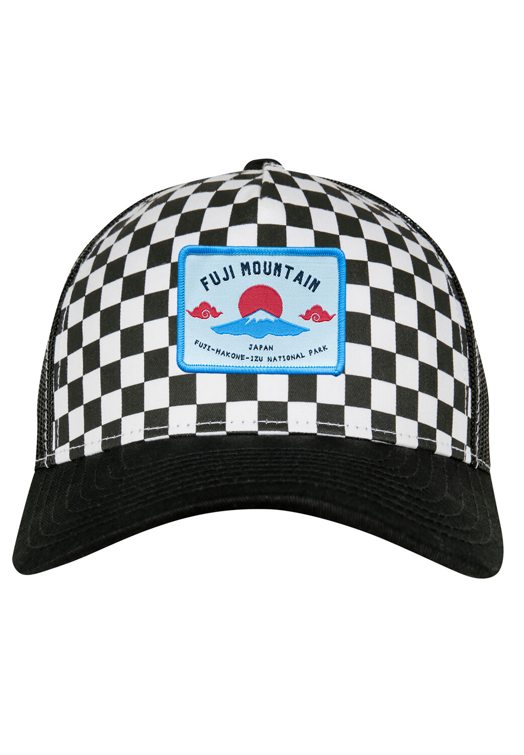 

Кепка F4NT4STIC Trucker Cap Schachbrett Fuji Mountain, черный