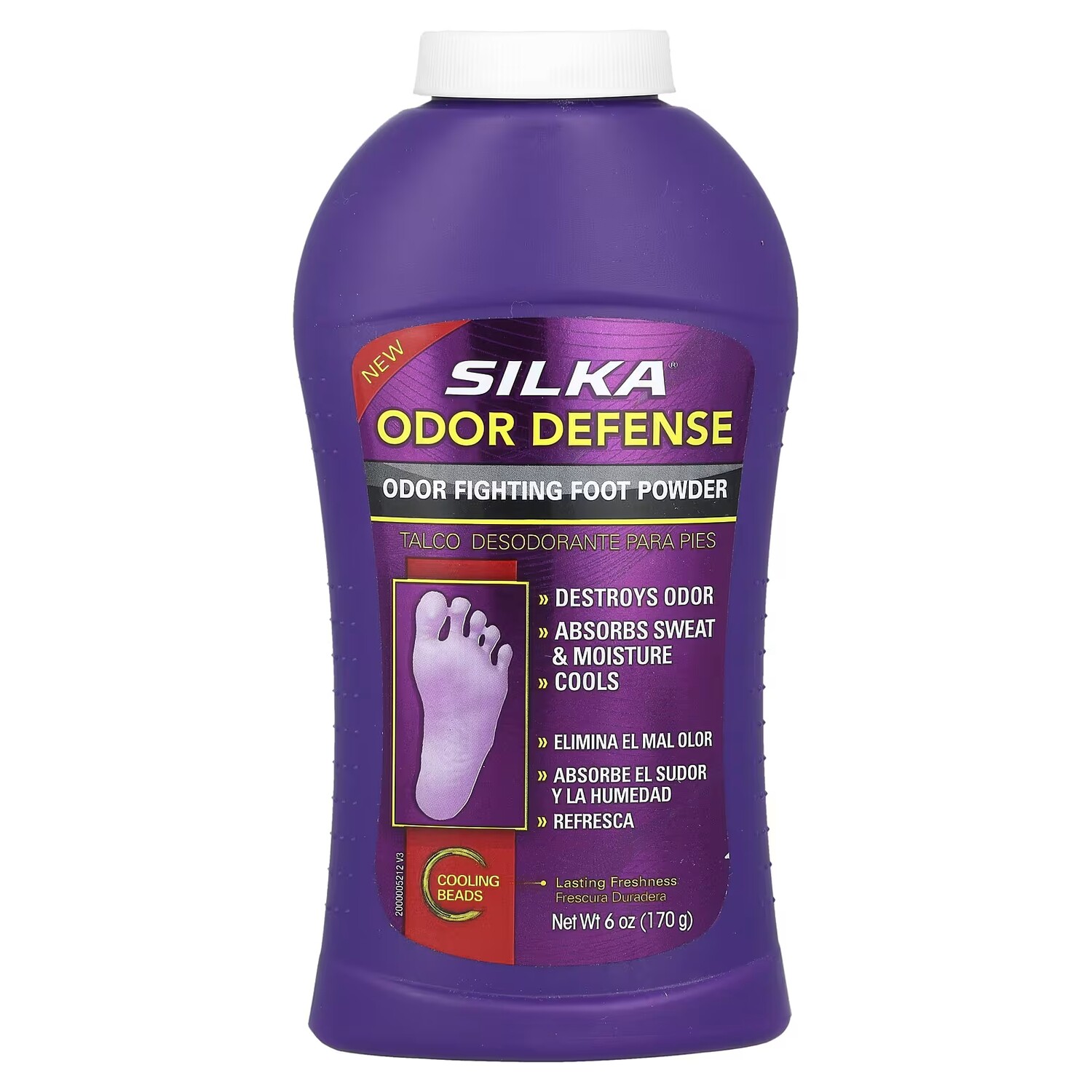

Пудра для борьбы с запахом ног Silka Odor Defense, 170 г