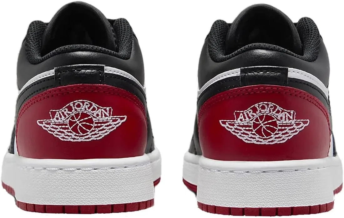 Кроссовки Air Jordan 1 Low, Nike, White/Black/Varsity Red/White — фото 3
