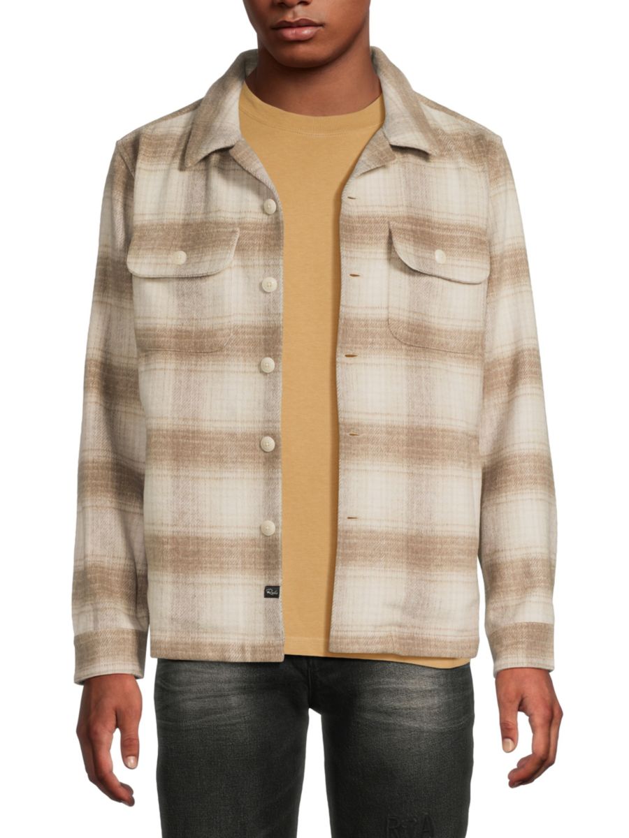 

Куртка-рубашка Viggo Plaid Rails, цвет Light Brown Multi
