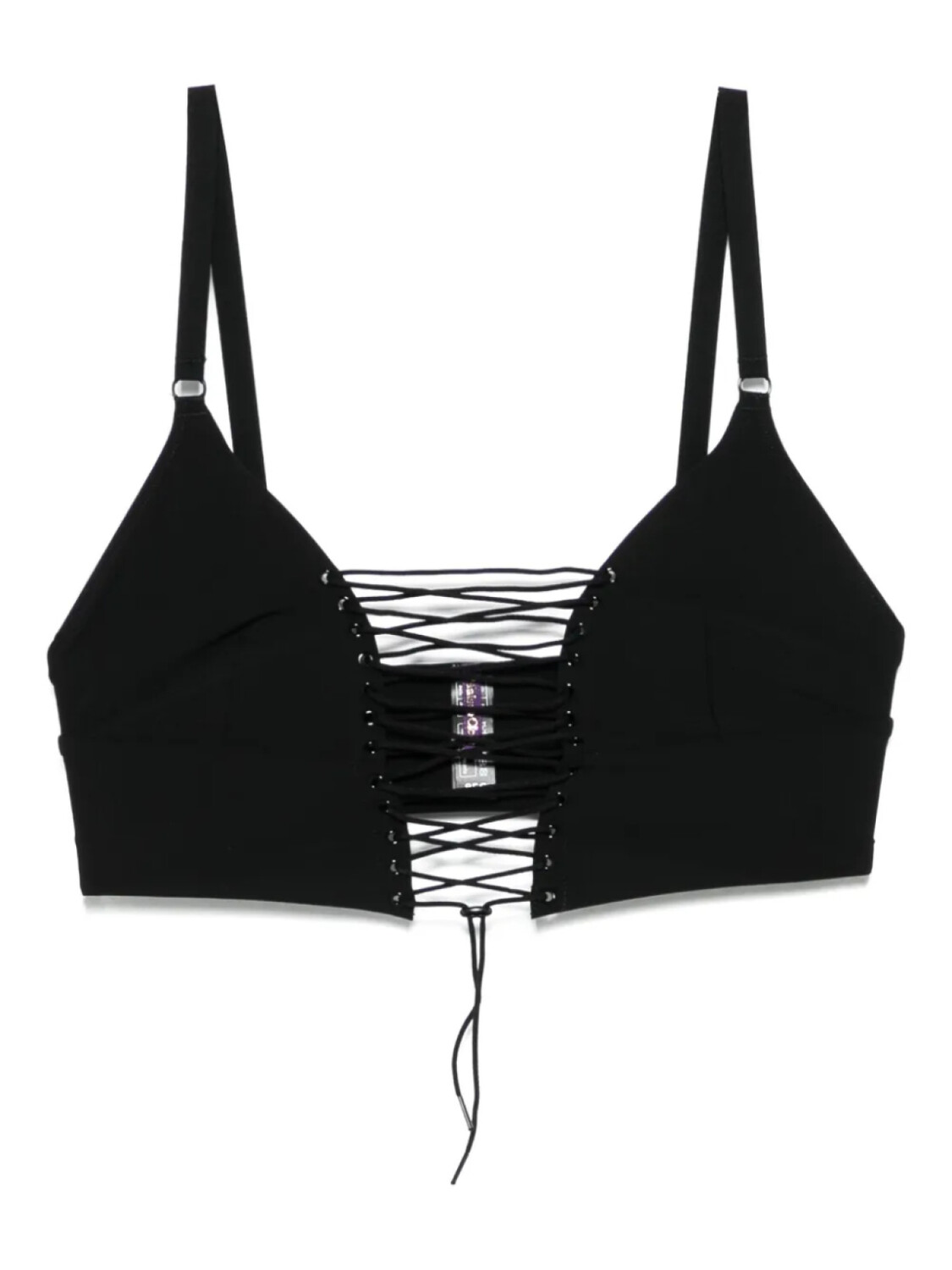 

Maison Close Bustier треугольный бюстгальтер, черный