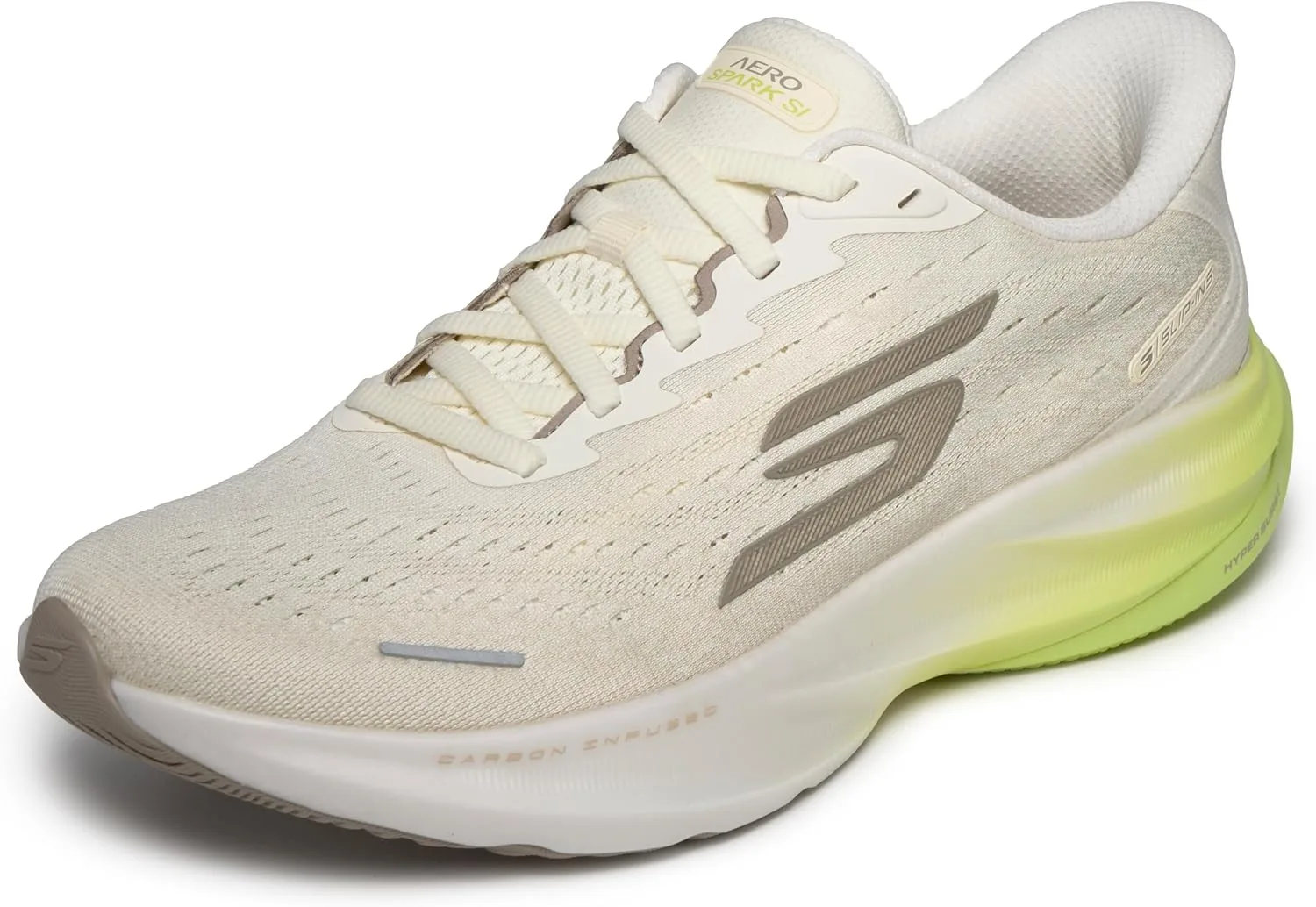 Мужские кроссовки Skechers Aero Spark Hands Free без шнурков, кремовый