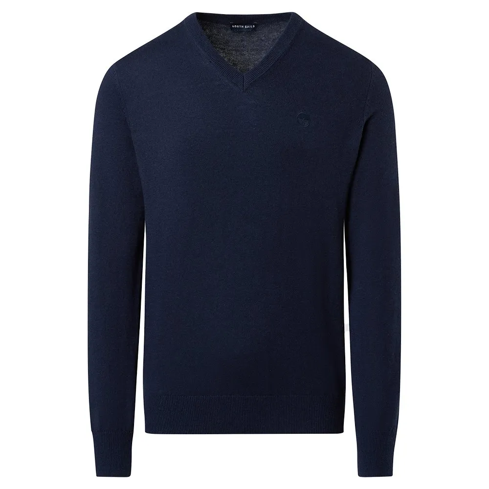 

Свитер North Sails 12Gg 699774 v neck, синий
