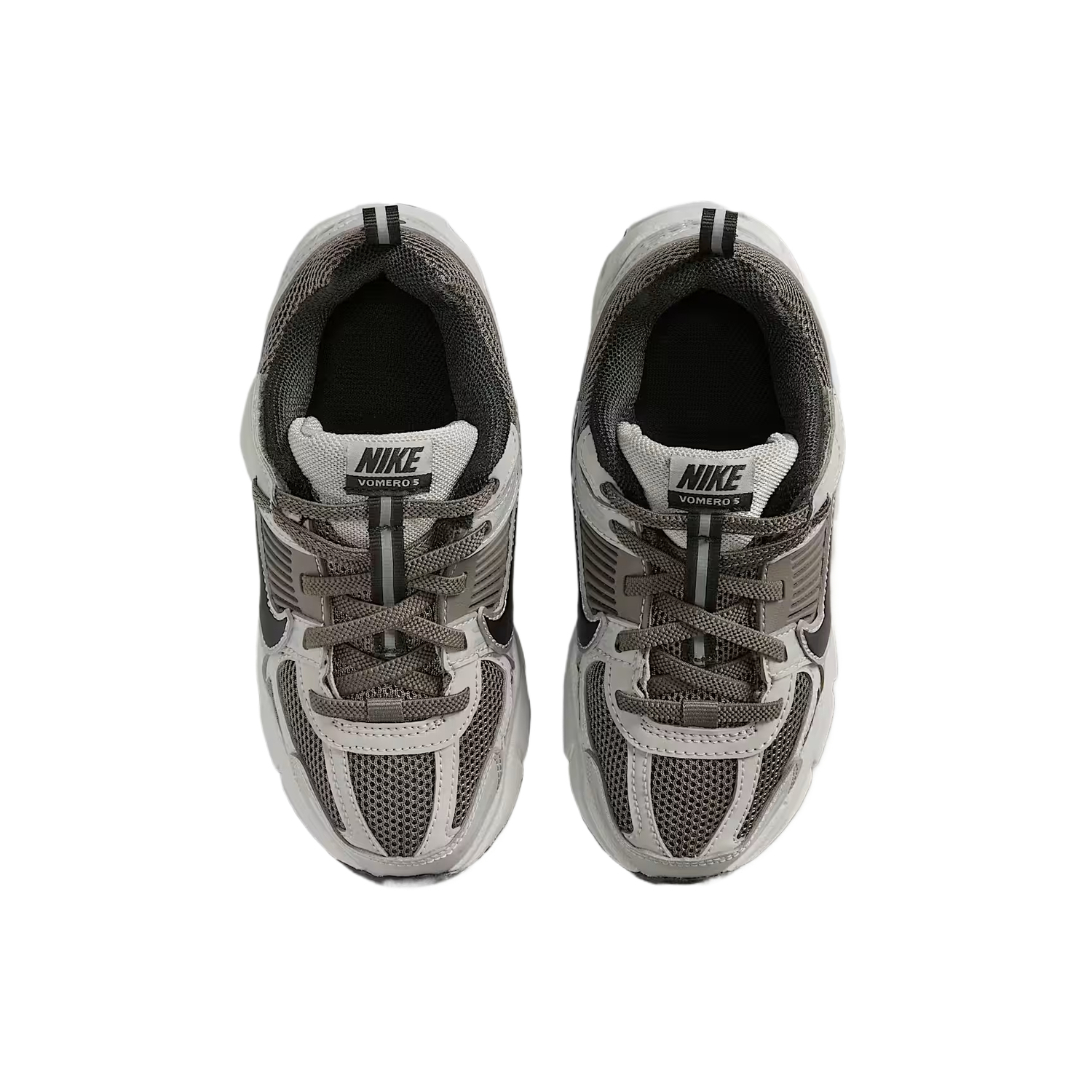 Nike Vomero 5 low top детские беговые кроссовки gray black для детей 3-7 лет — фото 3