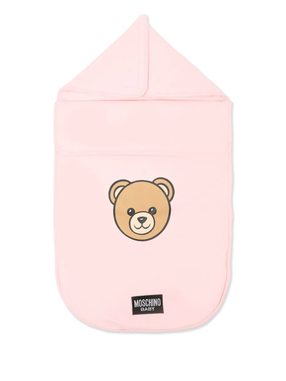 Спальный конверт с принтом Teddy Bear Moschino Kids, розовый