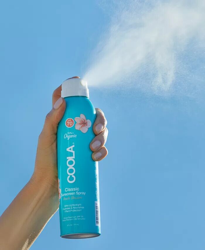 Классический солнцезащитный спрей для тела SPF 70 — Цветок персика, 6 унций Coola — фото 2