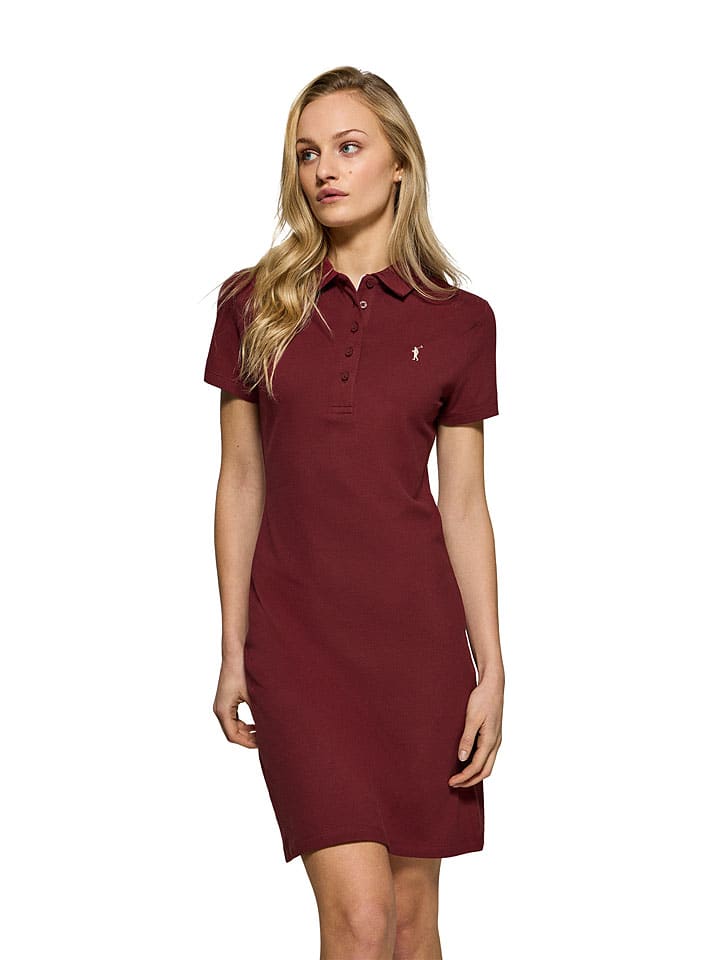 

Polo Club Платье-поло цвета бордо